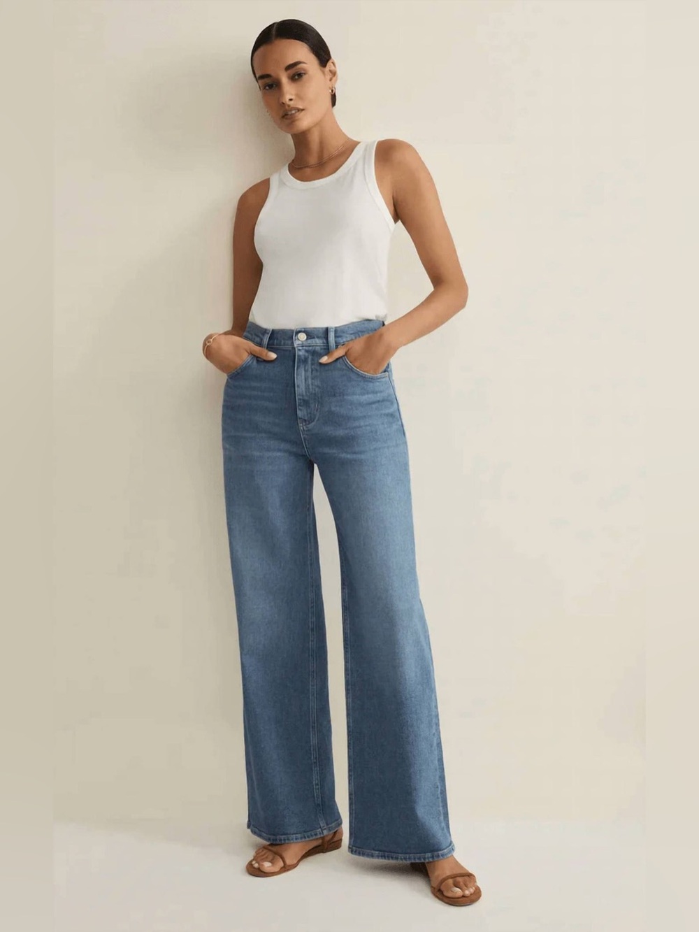 NWT Z Supply Nova High Rise Wide Leg Jeans